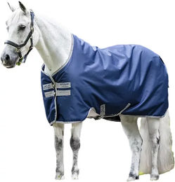 Produktbild von Amigo Horseware Außendecke für Pferde mit Fleece-Futter aus Ripstop 900D Polyester in Blau 130/183 cm