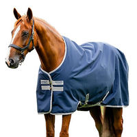 Produktbild von AMIGO Horseware Ripstop 900D Turnout Pferdedecke 50g 155 cm Navy/Titanium Grey - 50 g