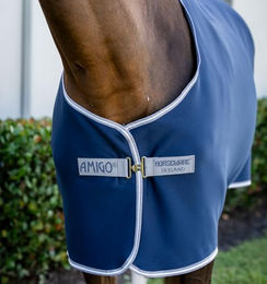 Amigo Jersey Pony-Kühldecke von Horseware Ireland in Blau Grau oder Silber – Bild 1 von 4