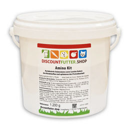 Produktbild von Amino Kit Ergänzungsfutter Pulver für Muskelaufbau und Stoffwechsel für alle Altersstufen
