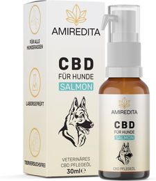 Amiredita CBD Öl für Hunde mit Lachsaroma Bio 1500mg – Bild 1 von 2