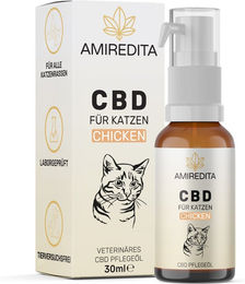 Amiredita CBD Öl für Katzen mit Huhnaroma 750mg Bio – Bild 1 von 2