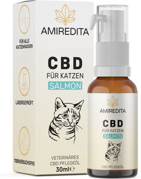 Amiredita CBD Öl für Katzen mit Lachsgeschmack 750mg Bio – Bild 1 von 2