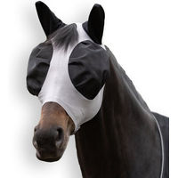 Produktbild von AMIVARO Fliegenmaske OptiFly Fliegenschutz für Pferde Extra Warmblut Grey