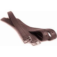 Produktbild von AMKA Butterfly Steigbügelriemen aus Leder in Braun