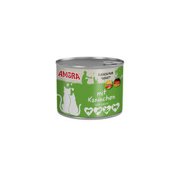 Produktbild von Amora Cat Pur Katzenfutter Kaninchen 6x200g - 6 x 200 g