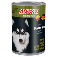 Produktbild von AMORA Hundefutter Fleisch Pur Adult Pansen 6x 400 g - 6 x 400 g