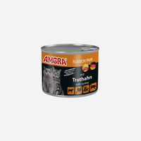 Produktbild von AMORA Katzenfutter Truthahn Fleisch Pur Adult 6x200g