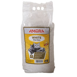 Produktbild von AMORA Katzenstreu White Compact Aloe Vera Klumpstreu - 8 l