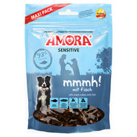 Produktbild von AMORA Sensitive mmmh Belohnungssnack für Hunde mit Fisch 350 g - 350 g