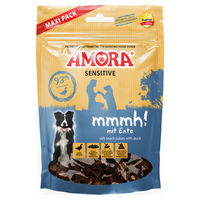 Produktbild von AMORA Sensitive mmmh Belohnungssnack Hund Ente 350 g - 350 g