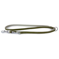 Produktbild von Amsterdam Capers Leder-Hundeführleine Grau 200 cm 14 mm