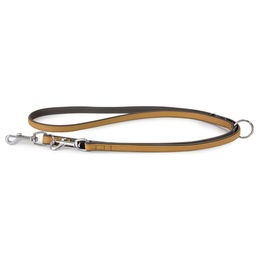 Produktbild von Amsterdam Lederband Hund Führleine Caramel/Lava 200 cm x 18 mm
