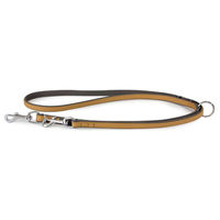 Produktbild von Amsterdam Lederband Hund Führleine Caramel/Lava 200 cm x 18 mm