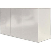 Produktbild von AMTRA Aquariumunterschrank ALUX 330 Weiß Grau