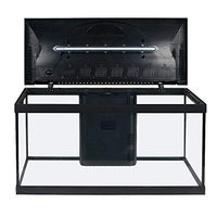 Produktbild von Amtra Basic 80 LED Aquarium Set mit 95 Litern inklusive Beleuchtung Innenfilter und Heizung schwarz