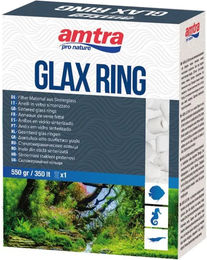 Amtra Glax Ring Filtermedien aus Glas für Fische in Schwarz und Transparent – Bild 1 von 1