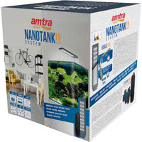 Produktbild von Amtra Nanotank System 15 Aquarium Set aus Glas mit Innenfilter für Fische 30x20x25cm