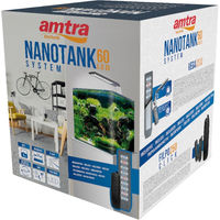 Produktbild von Amtra Nanotank System 60 Glasaquarium Set mit LED-Beleuchtung und Filtersystem 60 Liter
