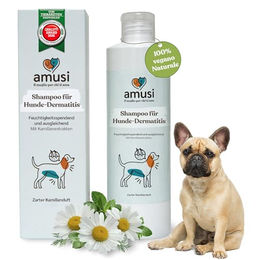 amusi Dermatitis-Hundeshampoo sensitiv hypoallergen zur Beruhigung von Haut und Fell 250 ml - 250 ml – Bild 1 von 7