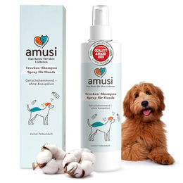 amusi Hundeshampoo Spray gegen Juckreiz und Flöhe, hypoallergen und vegan, 250 ml - 250 ml – Bild 1 von 11
