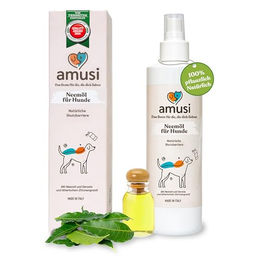 amusi Neemöl-Zeckenspray für Hunde 250 ml Natürlicher Insektenschutz gegen Zecken und Flöhe Vegan - 250 ml – Bild 1 von 13
