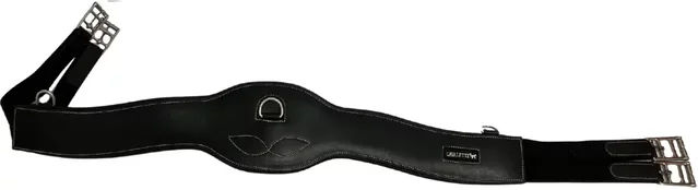 Produktbild von Anatomisch geformter Cavaletti Gurt aus Neopren Schwarz 125 cm