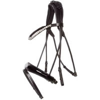 Produktbild von Anatomisch geformter Leder-Reitzäum Kavalkade Florina Full in Schwarz oder Weiß
