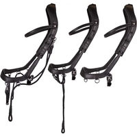 Produktbild von Anatomische Pferdehalftriemen Presteq FaySport aus Leder in Schwarz für Warmblut