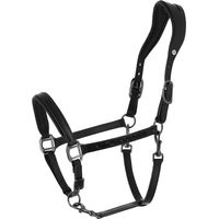 Produktbild von Anatomisches Lederhalfter Norton für Pferde in Schwarz