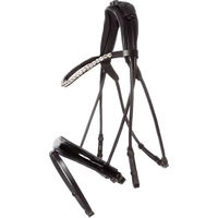 Produktbild von Anatomisches Pferde-Reithalfter Kavalkade Florina aus Leder in Schwarz XFull