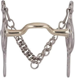 Anatomisches Pferdezaumzeug Zaldi mit 2 Ringen aus Edelstahl in Silber – Bild 1 von 1