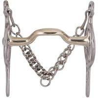 Produktbild von Anatomisches Pferdezaumzeug Zaldi mit 2 Ringen aus Edelstahl in Silber