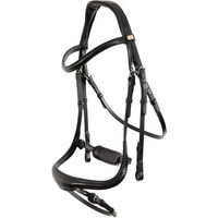 Produktbild von Anatomisches Reitkomplettzeug BR Equitation aus Leder in Schwarz für Vollblut