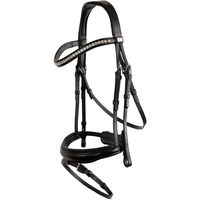 Produktbild von Anatomisches Reitkomplettzeug BR Equitation Hamilton aus Leder in Schwarz