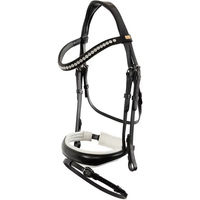 Produktbild von Anatomisches Reitkomplettzeug BR Equitation Hamilton aus Leder in Schwarz für Vollblut