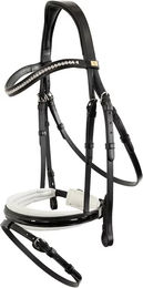 Anatomisches Reitkomplettzeug BR Equitation Hexham aus Leder in Schwarz – Bild 1 von 1