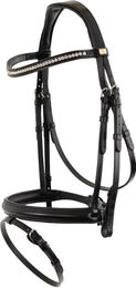 Anatomisches Reitkomplettzeug BR Equitation Shildon aus Leder in Schwarz – Bild 1 von 1