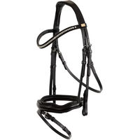 Produktbild von Anatomisches Reitkomplettzeug BR Equitation Stockport aus Leder in Schwarz