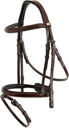 Anatomisches Reitkomplettzeug BR Equitation Sunderland aus Leder in Braun für Vollblut – Bild 1 von 1
