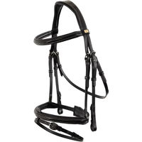 Produktbild von Anatomisches Reitkomplettzeug BR Equitation Sunderland aus Leder in Schwarz