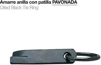 Anbindering für Pferde Zaldi Schwarz aus Metall – Bild 1 von 1