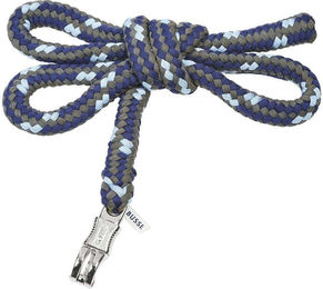 Anbindestrick aus Microfaser in Grau Blau Silber – Bild 1 von 1