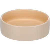 Produktbild von Anca Flamingo Keramik Futternapf für kleine Hunde rund beige orange 270ml - 200 ml