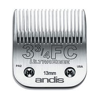 Produktbild von Andis Ultraedge Scherblatt 3 3/4 FC aus Karbon in Silber