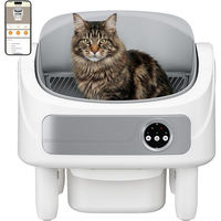 Produktbild von ANDPETY Selbstreinigende Katzentoilette Jumbo mit Bio-Radar und Aromabox in Weiß für Katzen aller Altersstufen