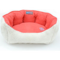 Produktbild von ANDROS Hundebett ThermoSwitch M mit Memory Foam Koralle Creme 60x50cm Waschbar