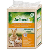 Produktbild von Anibest Kleintierstreu aus Holzspänen PEFC-zertifiziert 2 x 60 l (6,4 kg) - 2 x 60 l