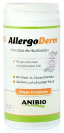 Anibio AllergoDerm Haut- und Fellpflege Pulver für Hunde und Katzen mit Leinsamen und Omega-Fettsäuren 150 g – Bild 1 von 2