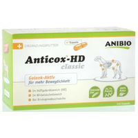 Produktbild von Anibio Anticox-HD Classic K Pflanzliches Gelenk-Ergänzungsfuttermittel für Hunde und Katzen 140 Kapseln